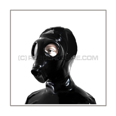 Deluxe gasmask-zipper-hood HR-I - if desired with drinking connector - model M85